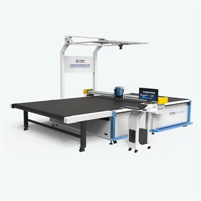 Viena slāņa auduma griešanas mašīna ar CCD Vision